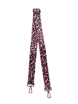 Bagstrap leopard hairy roze - Pinned by K