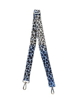 Bagstrap leopard hairy grijs - Pinned by K