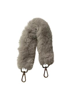 Bagstrap furry grijs - Pinned by K