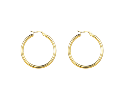 Oorbellen E1307-30-2 Basic hoops klein goud - Day&amp;Eve 