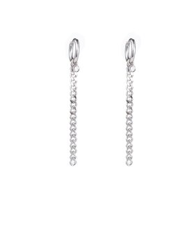 Oorbellen E2754-1 Ring chain crystal - Day&amp;Eve