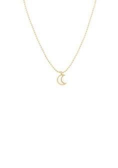 Ketting N2789-2 open moon goud - Day&amp;Eve 