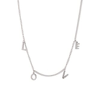 Ketting N2258-1 love stone zilver - Day&amp;Eve