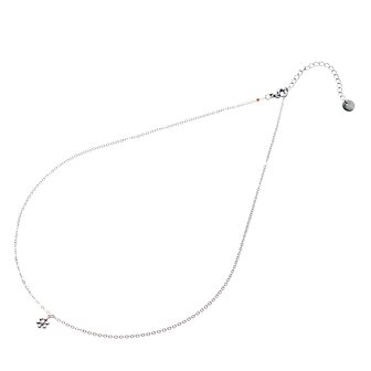 Ketting N2810-1 flower zilver - Day&amp;Eve