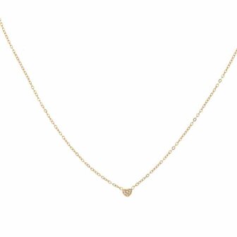 Ketting TN0773-2 heart tiny goud - Day&amp;Eve