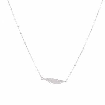 Ketting TN7053-1 feather tiny dutchies zilver - Day&amp;Eve 