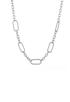 Ketting N1709-1 shiny schakels zilver - Day&amp;Eve 