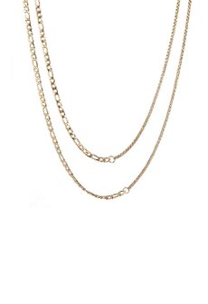 Ketting N2345-2 two chains goud - Day&amp;Eve 