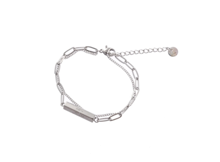 Armband B2840-1 lucky zilver - Day&amp;Eve