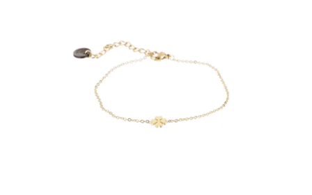 Armband B9316-2 clover goud - Day&amp;Eve 