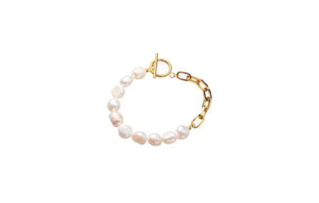 Armband B2841-2 classic pearl bracelet goud - Day&amp;Eve 