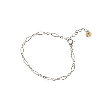 Armband B2708-1 chain zilver - Day&amp;Eve