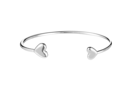 Armband B2769-1 heart bangle zilver - Day&amp;Eve