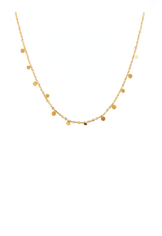 Ketting N9313-2 small coins goud - Day&amp;Eve