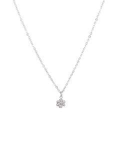 Ketting N2810-1 flower zilver - Day&amp;Eve