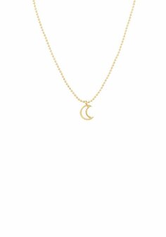 Ketting TN2789-2 moon tiny goud- Day&amp;Eve 