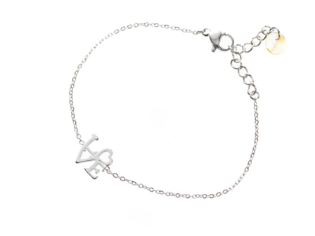 Armband B2843-1 LOVE zilver - Day&amp;Eve 