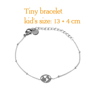 Armband TB0445-1 tiny bracelet world zilver - Day&amp;Eve 