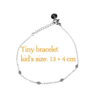 Armband TB0481-1 tiny bracelet small diamond shapes zilver - Day&amp;Eve 