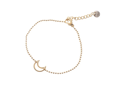 Armband TB2789-2 tiny bracelet open moon goud - Day&amp;Eve 