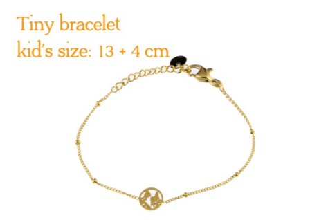 Armband TB0445-2 tiny bracelet world goud - Day&amp;Eve 