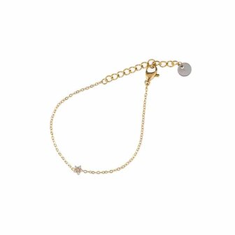 Armband TB0437-2 tiny bracelet diamond star goud - Day&amp;Eve 