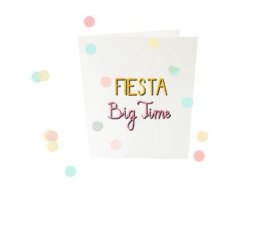 Confetti Card Fiesta 2 - TheGiftLabel