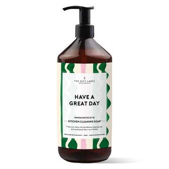 Afwasmiddel Have a great day - The Gift Label