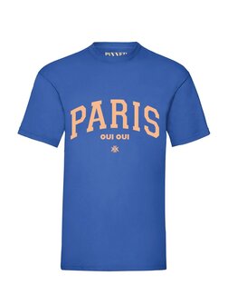 T-shirt oui oui paris kobalt - PinnedByK