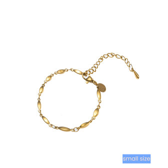 Armband TB3952-2 tiny bracelet long link goud - ​​​​​​​Day&amp;Eve 