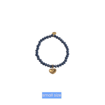 Armband TB2950-33 tiny donker blauw - ​​​​​​​Day&amp;Eve 