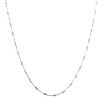 Ketting N3953-1 tube link zilver - Day&amp;Eve 