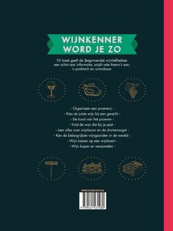 Boek wijnkenner word je zo - Good cook