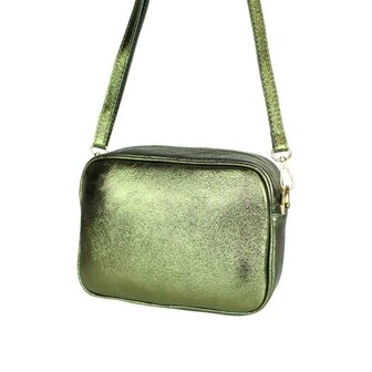 Tas good to be metallic groen/goud - Baggyshop