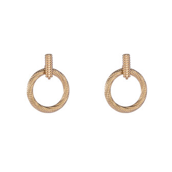 Oorbellen E3876-2 classic twisted earring goud - Day&amp;Eve 