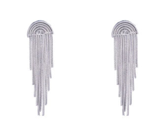 Oorbellen E3758-1 flow earring zilver - Day&amp;Eve 