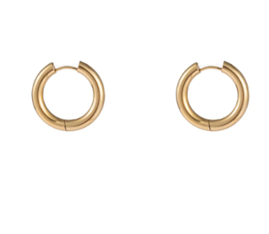 Oorbellen E3992-2 hoop 4x16 mm goud - Day&amp;Eve