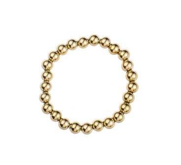 Armband B4205-2 balsy bracelet 8 mm goud - Day&amp;Eve