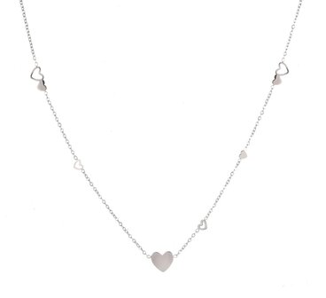 Ketting TN2227-1 hearts zilver - Day&amp;Eve 