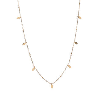 Ketting N4409-2 fine petals necklace goud - ​​​​​​​Day&amp;Eve 