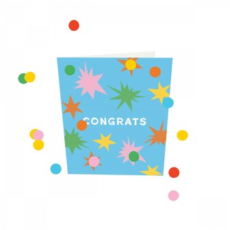 Confetti Card Congrats - TheGiftLabel