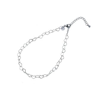 Enkelbandje A3892-1 heart chain zilver- Day&amp;Eve 