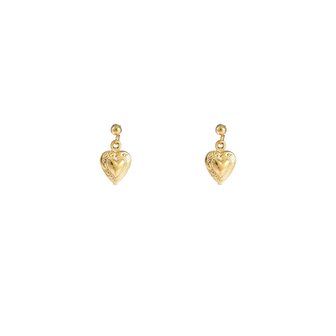 Oorbellen E4327-2 heart stud goud- Day&amp;Eve 