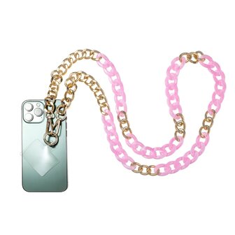 Chain pink Telephone Cord T4509-2 - Day&amp;Eve