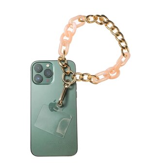 Short Chain Salmon Telephone Cord T4512-1 - Day&amp;Eve