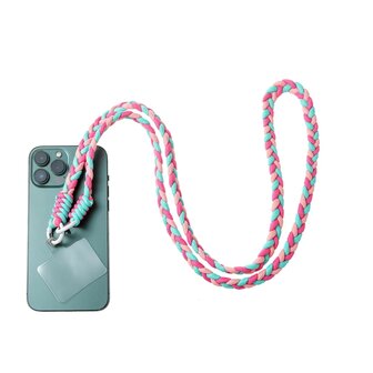 Braided Mint + Pink Telephone Cord T4515-4 - Day&amp;Eve