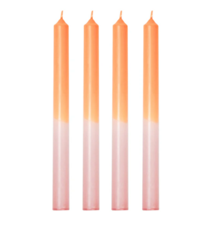 Dipdye 4 Tapers - Orange/Light Pink - HouseVitamin