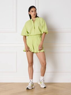 Top ladies woven oversized blouse Lyann - Refined Department