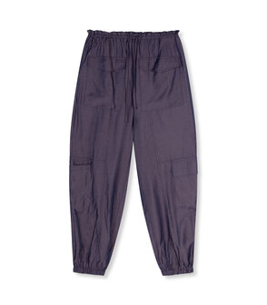 Broek Woven pocket pants Vikki paars - Refined Department