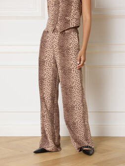 Broek Woven leopard pants Puck - Refined Department